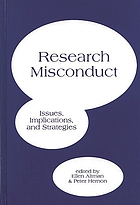 Research misconduct : issues, implications, and strategies