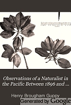 Observations of a naturalist in the Pacific between 1896 and 1899,