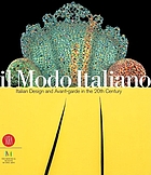 Il modo italiano : Italian design and avant-garde in the 20th centuryIl modo italiano : Italian design and avant-garde in the 20th centuryIl modo Italiano Italian design and Avant-garde in the 20th Century