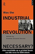 Was the Industrial Revolution necessary?