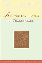 All the love poems of Shakespeare