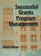 Successful grants program management