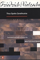 Thus spoke Zarathustra : a book for all and none