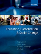Education, globalization, and social change