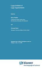 Logical models of legal argumentation
