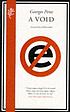 A void de Georges Perec