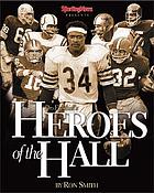 Sporting news books presents pro football's heroes of the Hall