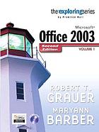 Exploring Microsoft Office 2003
