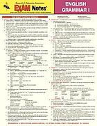 English grammar I : [reference chart]