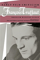 The early film criticism of François Truffaut