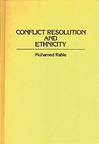 Conflict resolution and ethnicity