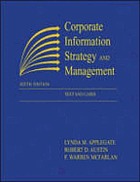 Corporate information strategy and management : text and cases