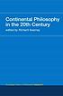 Twentieth-century continental philosophy