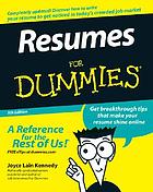 Resumes for dummies