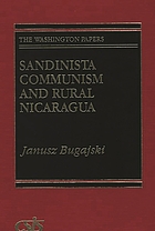 Sandinista communism and rural Nicaragua