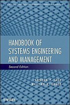 Handbook of systems engineering and management door Andrew P Sage