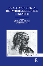 Quality of life in behavioral medicine research