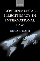 Governmental illegitimacy in international law