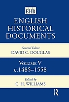 English historical documents, 1485-1558