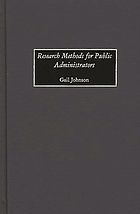 Research methods for public administrators