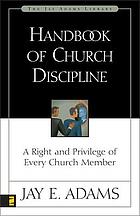 Handbook of church discipline