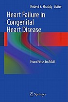 Heart failure in congenital heart disease : from fetus to adult