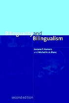 Bilinguality and bilingualism
