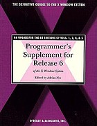 Programmer's supplement for release 6 of the X Window System, version 11