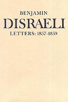 Benjamin Disraeli letters