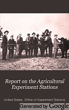 Report on the agricultural experiment stations.
