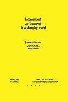 International air transport in a changing world