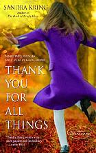 Thank you for all things