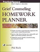 Grief counseling homework planner