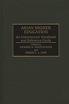 Asian higher education : an international handbook and reference guide
