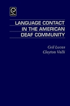 Language contact in the American deaf community
