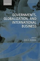 Governments, globalization, and international business