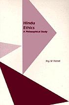 Hindu ethics : a philosophical study