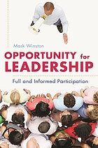 Opportunity for leadership : full and informed participation