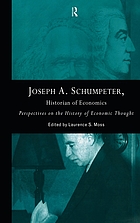 Joseph A. Schumpeter, historian of economics