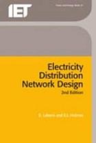 Electricity distribution network design