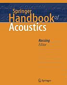 Springer handbook of acoustics