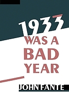 1933 was a bad year