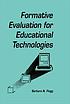 Formative evaluation for educational technologies