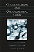 Communication and organizational crisis de Matthew W Seeger