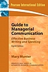 Guide to managerial communication : effective... de Mary Munter