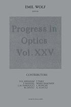 Progress in optics Vol. XXV