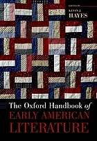 The Oxford handbook of early American literature