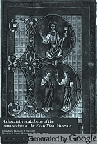 A descriptive catalogue of the manuscripts in the Fitzwilliam Museum
