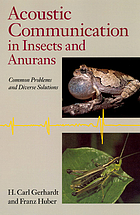 Acoustic communication in insects and anurans : common problems and diverse solutions