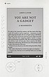 You are not a gadget : a manifesto